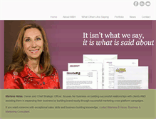 Tablet Screenshot of mheiseconsulting.com